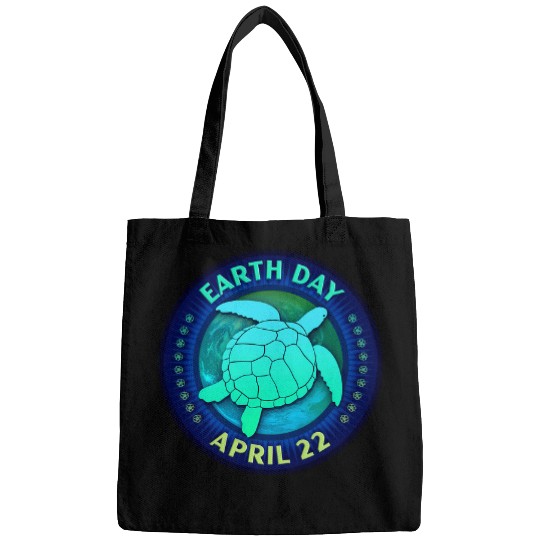 Turtle Pet Earth Day 50th Anniversary Bags