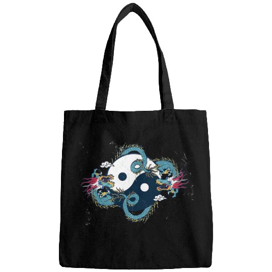 Dragon Pet Ying Yang for Yoga Meditation or as a Bags