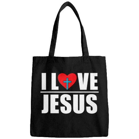 Christian Prayer Jesus Christ Devotee I Love Jesus Bags