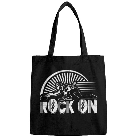 Curling Rock On Winter Sports Bonspiel 2019 Bags