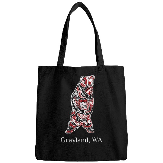 Bear Pet Grayland WA Native American Indian Brown Grizzly Bear Bags