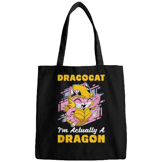 Dragon Pet Draco Cat I m Actually a Dragon Anime Bags