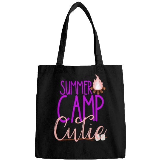 Scout Job Summer Camp Cutie Pink Girls Camping Smores Scout Kids Bags