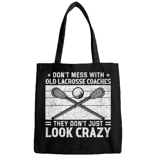 Discover Dont Mess crazys Lacrosse Coachs Head Trainer Coaching Player Bags
