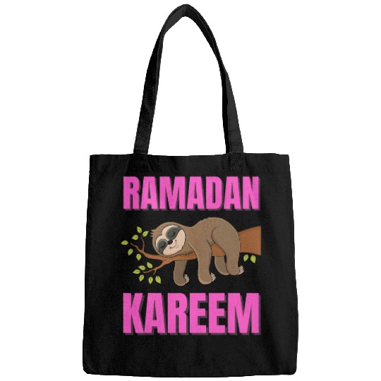 Sloth Pet Ramadan Kareem Girls Sloth Fasting Iftar love Women Kids Bags