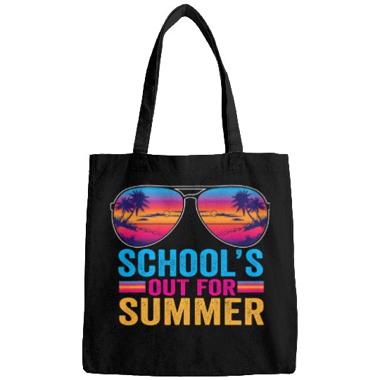 Schools Out For Summer Glasses Last Day Of School Teacher Bags