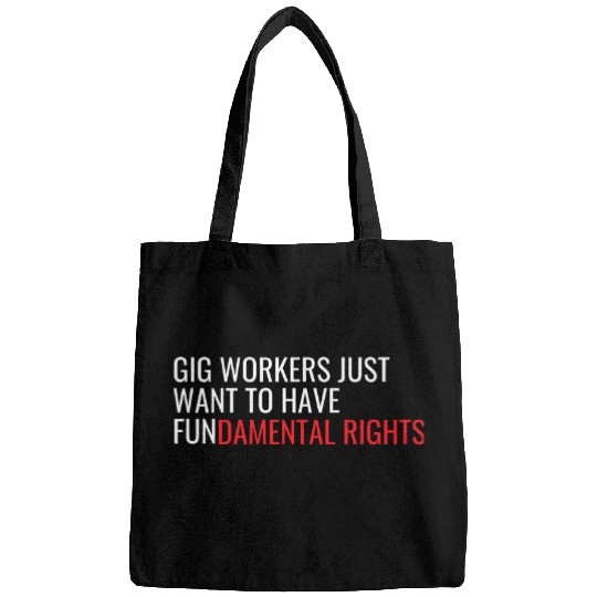 Leftist Gig Economy Labor Union Worker Rights Bags