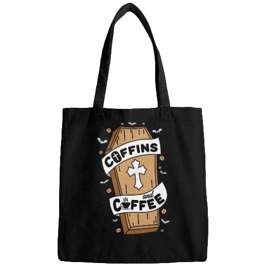 Coffee Fun Coffins And Coffee For A Mortician Bags