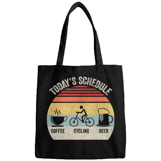 Beer Fun Beer Retro Todays Schedule Coffee Cycling Beer Bike Biking Bags