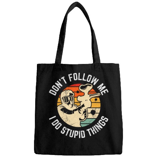 Dont Follow Me I Do Stupid Things paintballs Game For Men 7 Bags