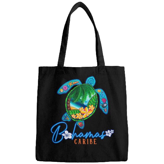 Turtle Pet Bahamas Sea Turtle Caribe Vacation Family Trip Bags