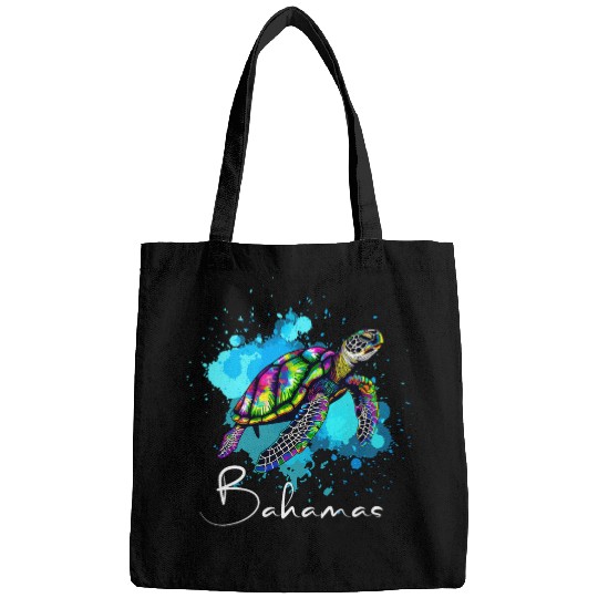 Turtle Pet Bahamas Tie Dye Turtle Souvenir Bahamas 2 Bags