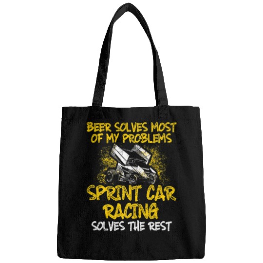 Beer Fun Beer Sprint Car Racing Beer Solves Race Track Racer Bags