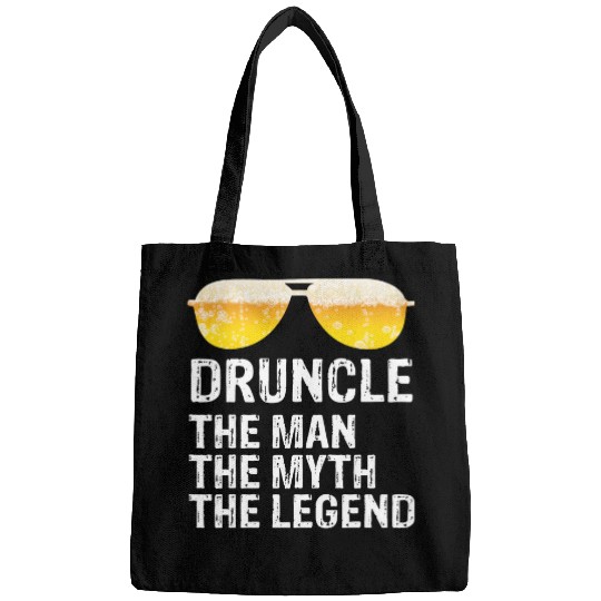 Beer Fun Druncle The Man The Myth The Legend Uncle Beer Drunkle Bags