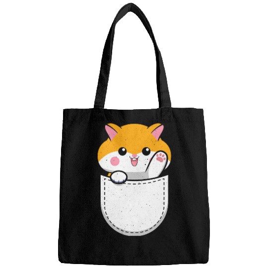 Hamster Pet Waving Kawaii Hamster Bags