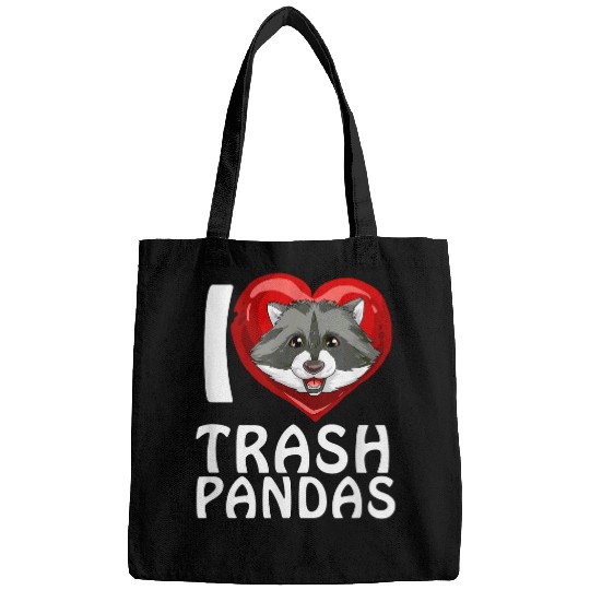 Raccoon Pet I Love Trash Pandas Racoon Gift 2 Bags