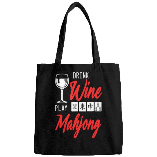Wines Fun Play Mahjong Chinese Board Game Player Solitaire Bags