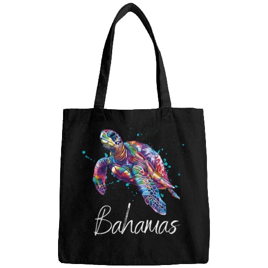 Turtle Pet Bahamas Tie Dye Turtle Souvenir Bahamas 3 Bags
