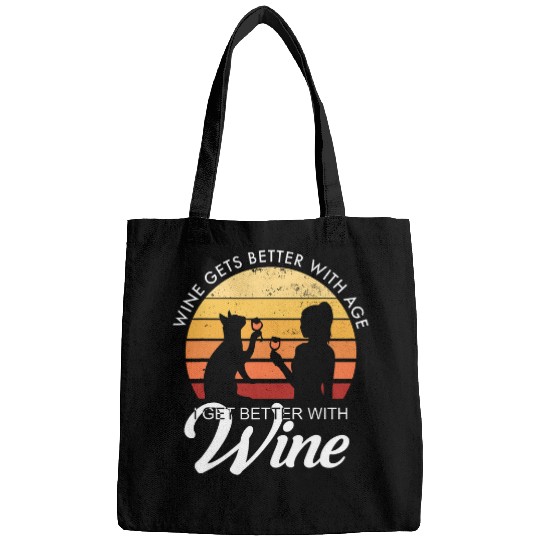 Wines Fun Gets Better With Age I Get Better With Wines 1 Bags