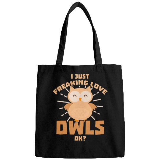 Owl Pet Saying Eagle Owl Snowy Owl Barn Owl for Children Bags