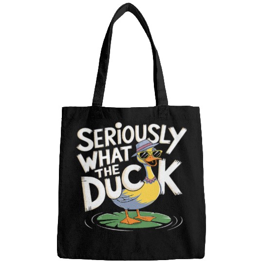 Duck Pet Seriously What The Quack Hilarious Duck Face Bags