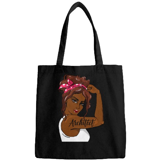 Black History Pin Up Rosie The Riveter Architect Bags