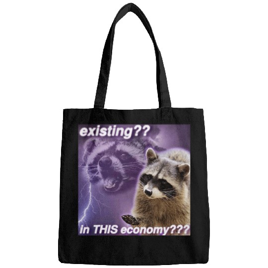 Raccoon Pet Existing In This Economy Raccoon Bags
