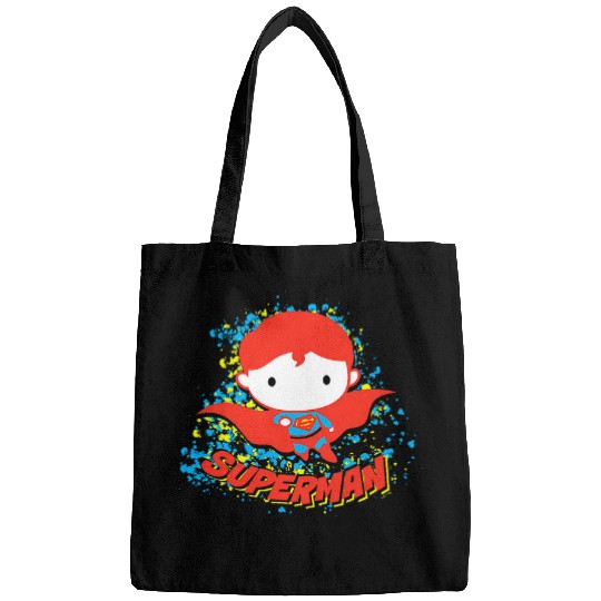 DC Comics Superman Chibi Kawaii Graffiti Superhero Icon Bags