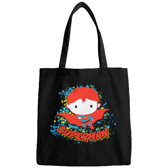 DC Comics Superman Chibi Kawaii Graffiti Superhero Icon Bags