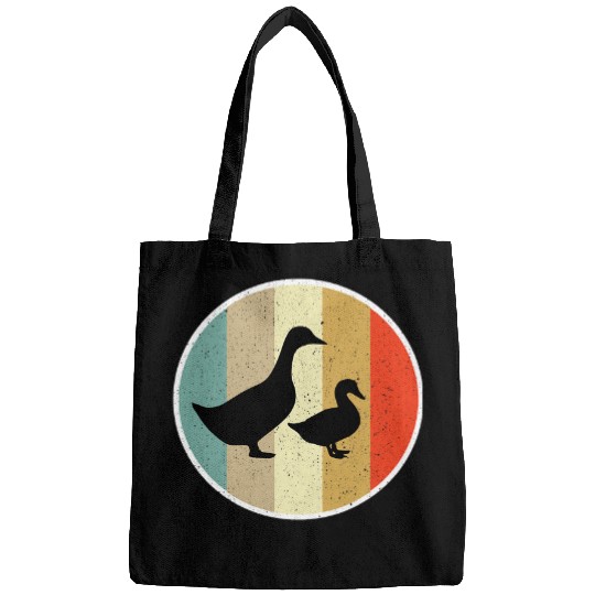 Duck Pet Great Ducks And Ducklings Silhouette Bags