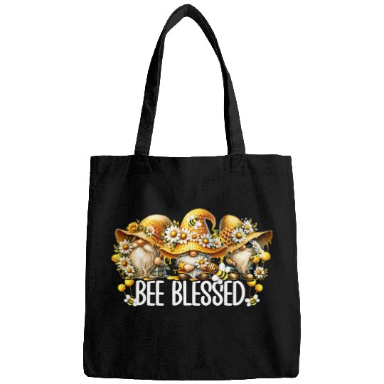 Cute Spring Gnomes With Honey Bees Decor For Christian Mom Bags