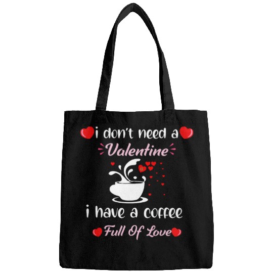 Coffee Fun Lady Valentines Day for Coffee Lady Cafeteria Bags