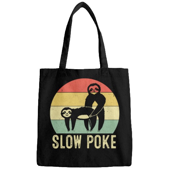 Sloth Pet Retro vintages Sloth Funny Slow Poke Sloth Lovers Bags
