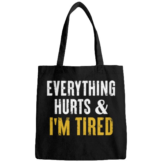 Duck Pet Everything Hurts And I m Tired Duck For Bodybuilders Bags