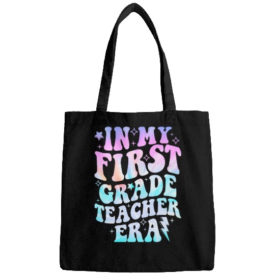 In My First Grade Teacher Era Back To School 1st Grade Retro Bags