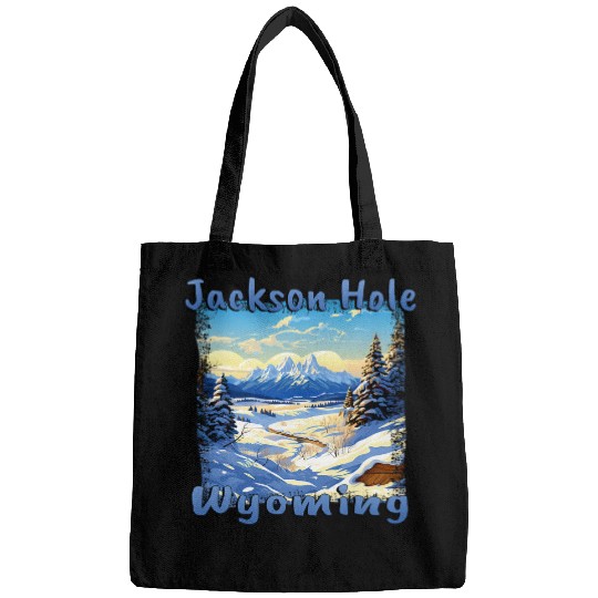 Jackson Hole Wyoming Winter Sports Landscape Snowboard Ski Bags