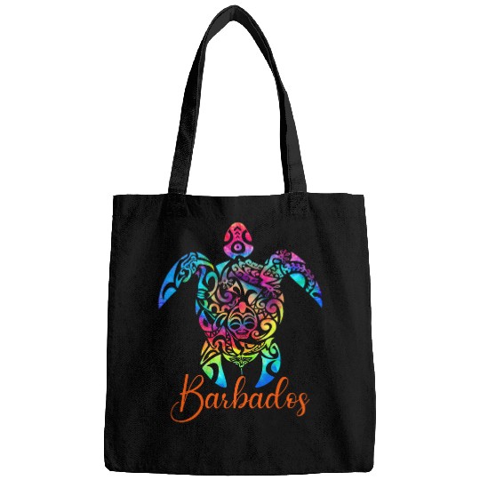 Turtle Pet Barbados Sea Turtle Family Vacation Summer Beach 0013 Bags