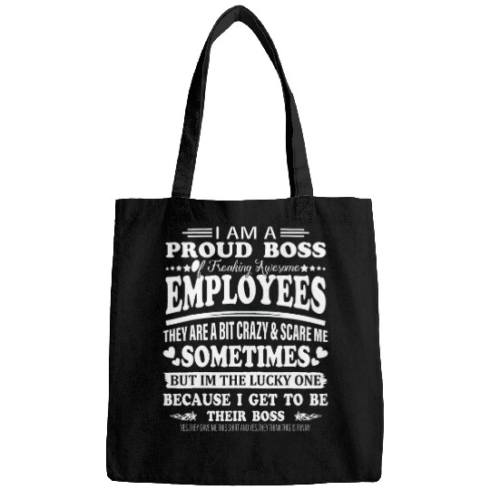 Im A Proud Boss Happy National Bosss Day Ideas Men Women Bags