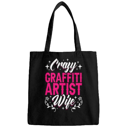 crazys Graffiti Artist Wife Graffiti Art Spray Paint Hip Hop 2 Bags
