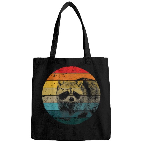 Raccoon Pet Face Garbage Trash Animal Zookeeper Retro 2 Bags