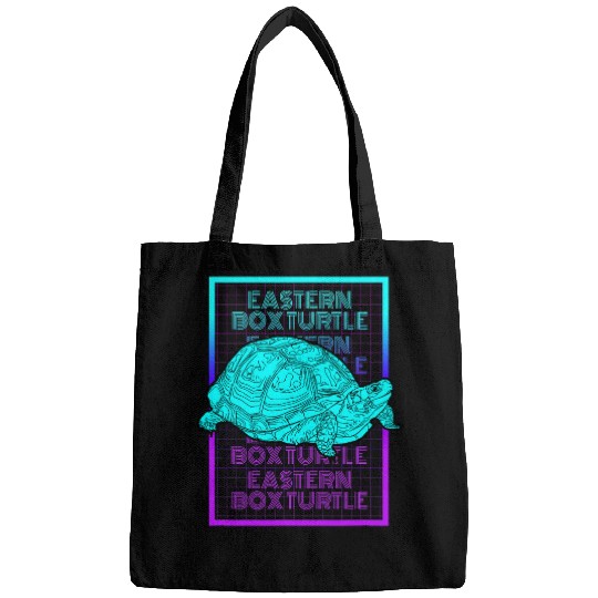 Turtle Pet Eastern Box Turtle Animal Retro Eastern Box Turtle Bags