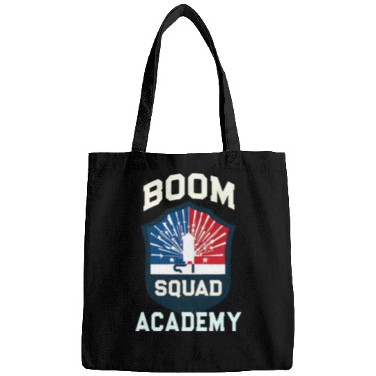 Funny BOOM SQUAD ACADEMY Fireworks Firecracker Police Bags