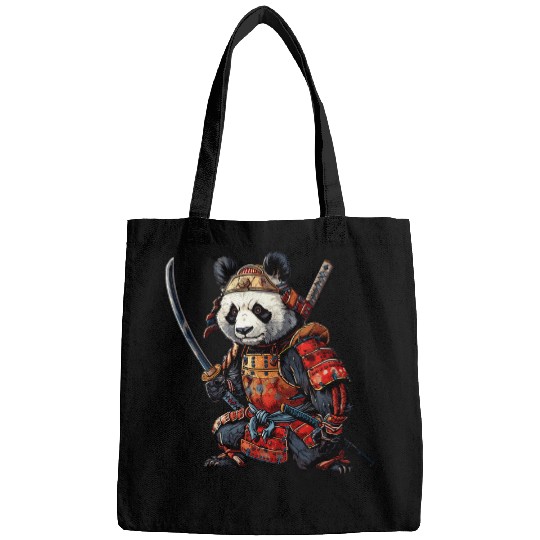 Panda Pet Anime Panda Samurai Ninja Bags