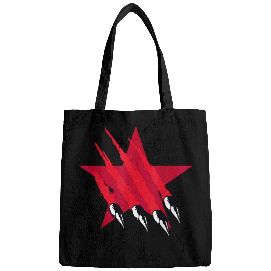 Bear Pet Red Norcal Star With Bear Claw Bags