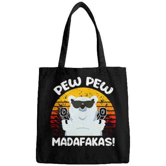 Bear Pet Pew Pew Madafakas Polar Bear Bags
