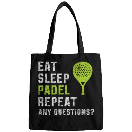 Discover Eat Sleep Padel Repeat Any Questions True Padel Lovers Bags