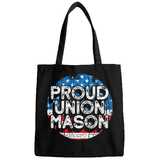 Proud Union Mason Masonry Construction Work Constructionist Bags