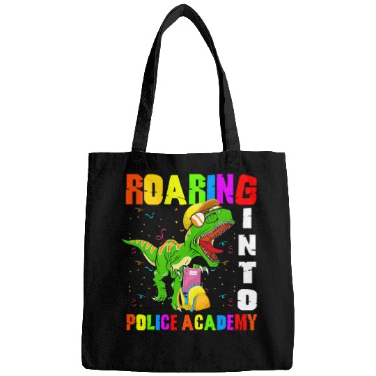 Police Job Roaring Into Police Academy Dinosaur Back To School Bags