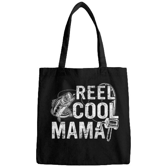 Discover Distressed Reel Cool Mama Fishing Mother S Day Bags