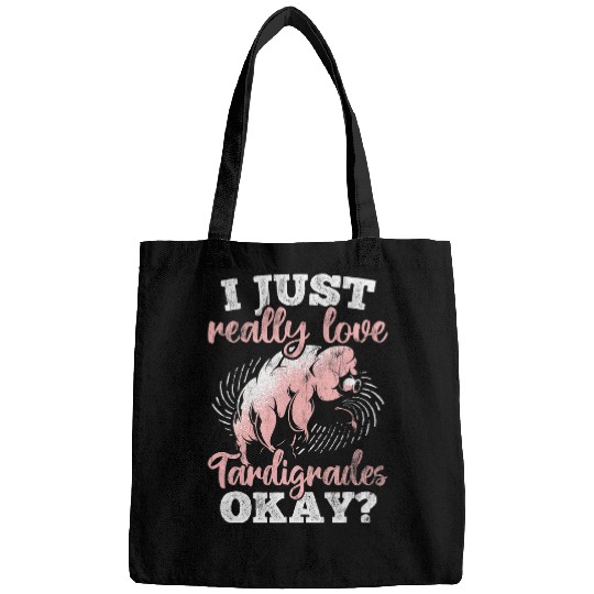 Bear Pet I Really Love Tardigrades Microbiology Water Bear Tardigrade Bags
